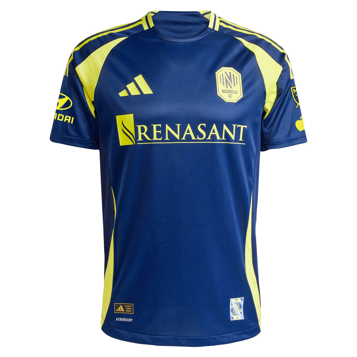 Men's Nashville SC Hany Mukhtar Navy 2025 The Heart Of Nashville Kit Authentic Player Jersey