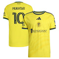 Men's Nashville SC Hany Mukhtar Yellow 2026 The Reverb Kit On-Field Authentic Patch Jersey