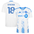 Men's CF Montreal Hennadii Synchuk White 2026 The Procure Jersey Replica Jersey