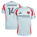 Men's FC Dallas Herman Johansson Light Blue 2025 The Inferno Kit On-Field Authentic Jersey
