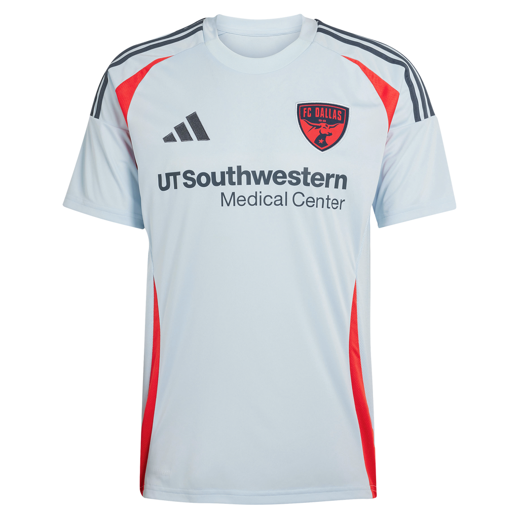 Men's FC Dallas Herman Johansson Light Blue 2025 The Inferno Kit Replica Jersey
