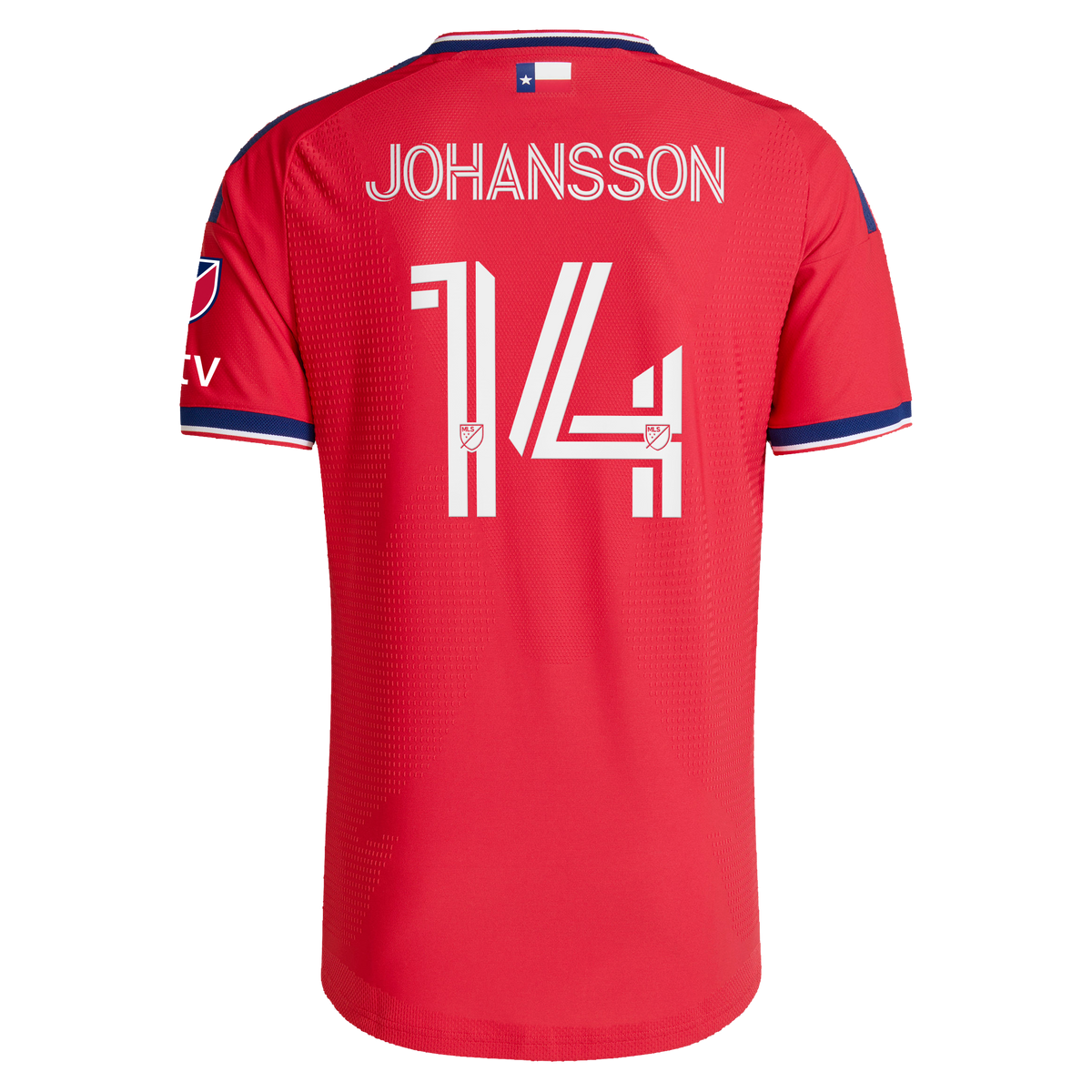 Men's FC Dallas Herman Johansson Red 2026 DNA Kit On-Field Authentic Patch Jersey