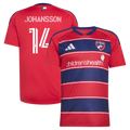 Men's FC Dallas Herman Johansson Red 2026 DNA Kit Replica Jersey
