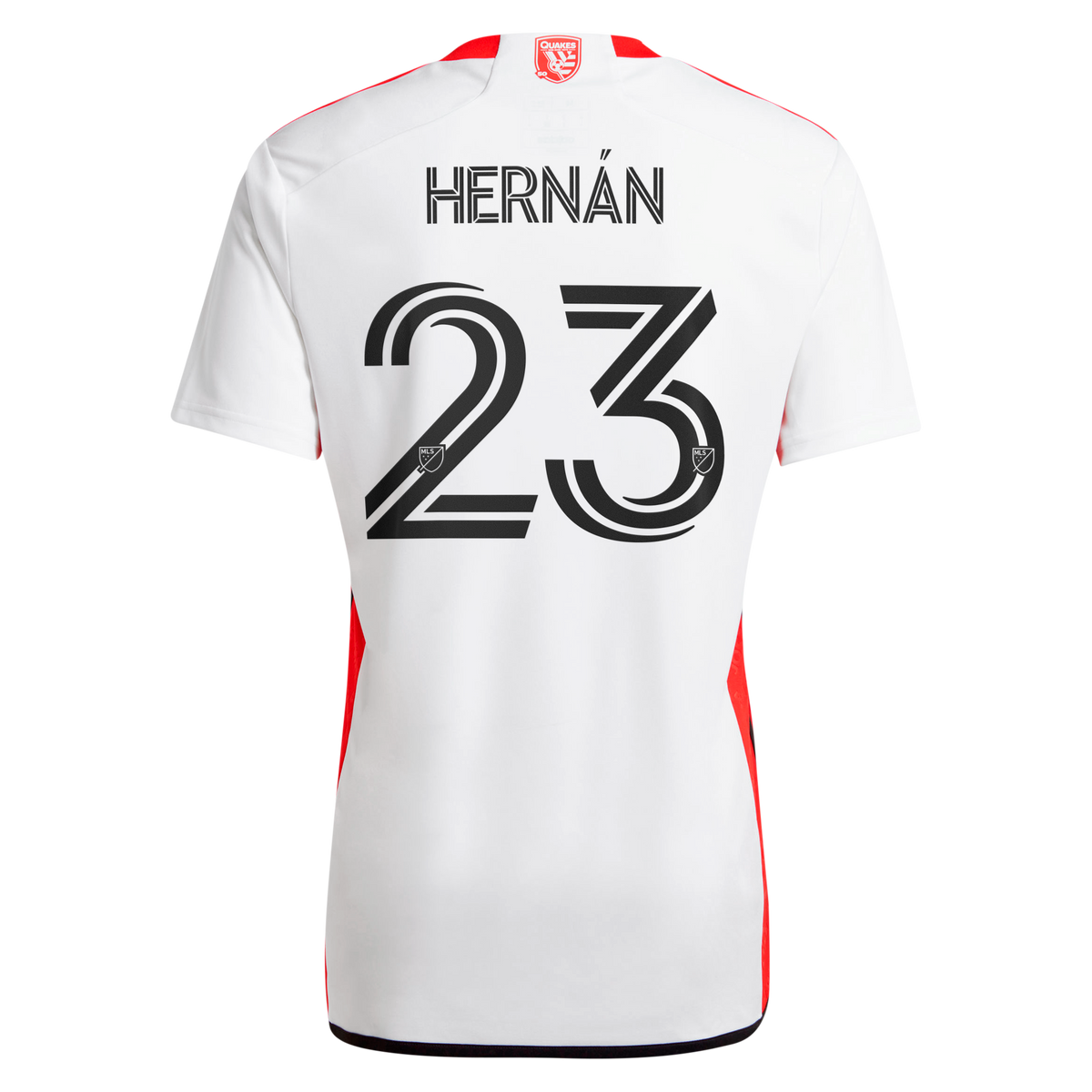 Men's San Jose Earthquakes Hernán López White 2025 The 50 Kit Replica Player Jersey