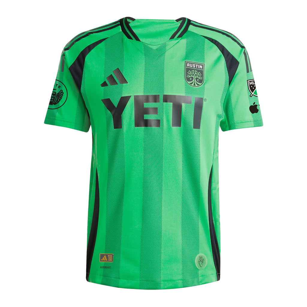 Men's Austin FC Ilie Sanchez Green 2025 The Heartbeat Kit Authentic Player Jersey