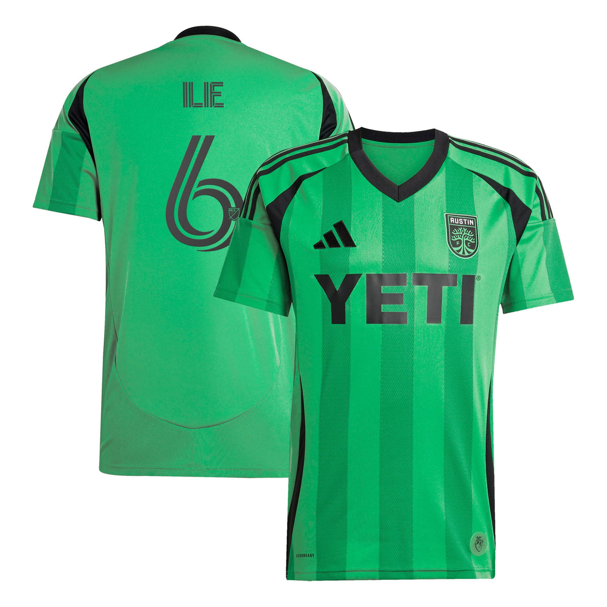 Men's Austin FC Ilie Sanchez Green 2025 The Heartbeat Kit Replica Player Jersey
