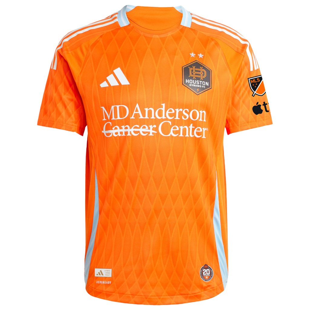 Men's Houston Dynamo FC Jack McGlynn Orange 2025 Season 20 On-Field Authentic Jersey