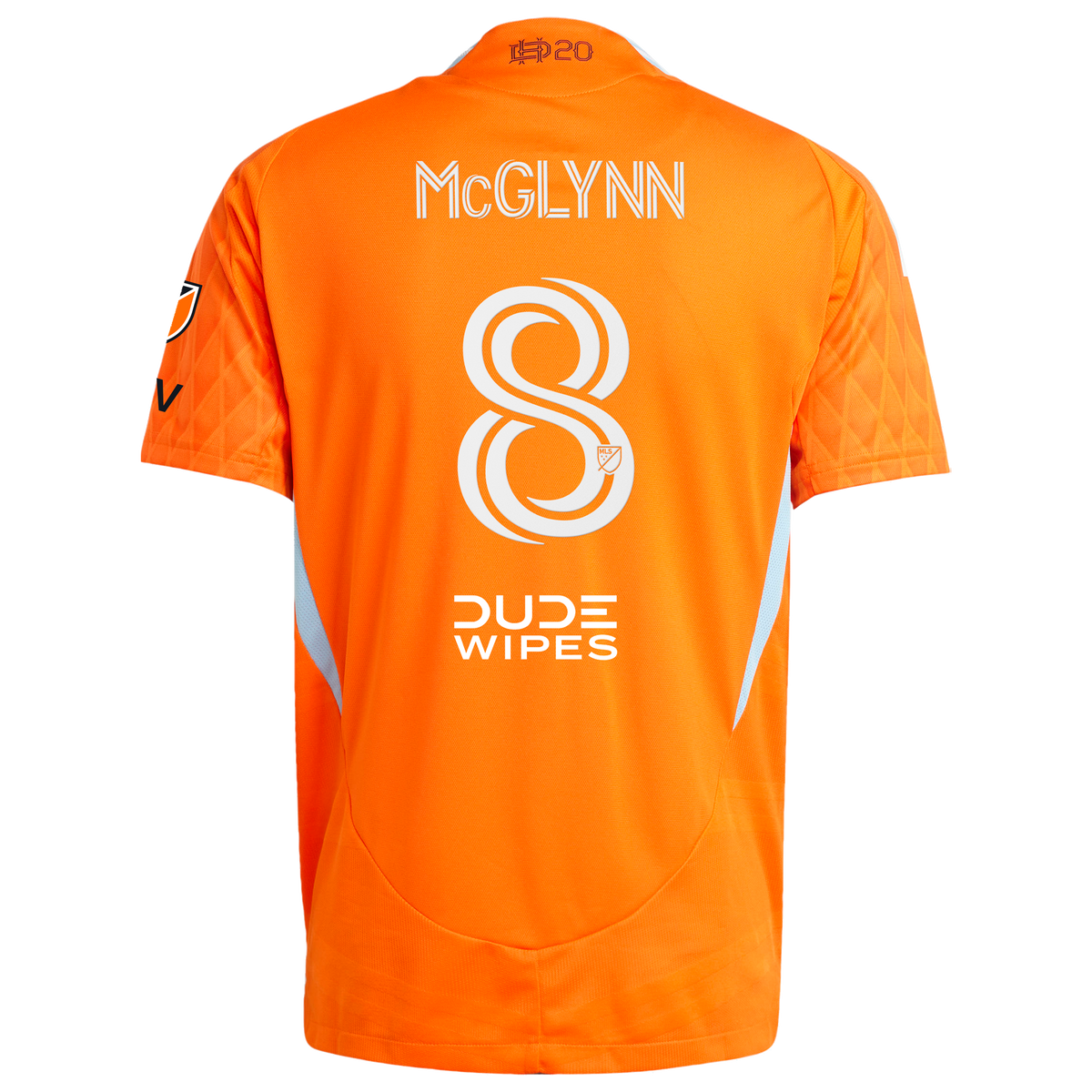 Men's Houston Dynamo FC Jack McGlynn Orange 2025 Season 20 On-Field Authentic Jersey