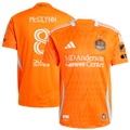 Men's Houston Dynamo FC Jack McGlynn Orange 2025 Season 20 On-Field Authentic Jersey