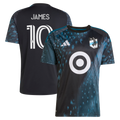 Men's Minnesota United FC James Rodriguez Black 2026 The Decade Kit Replica Jersey