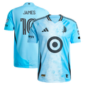 Men's Minnesota United FC James Rodriguez Blue 2025 CONVERGENCE On-Field Authentic Jersey
