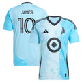 Men's Minnesota United FC James Rodriguez Blue 2025 CONVERGENCE Secondary Replica Jersey