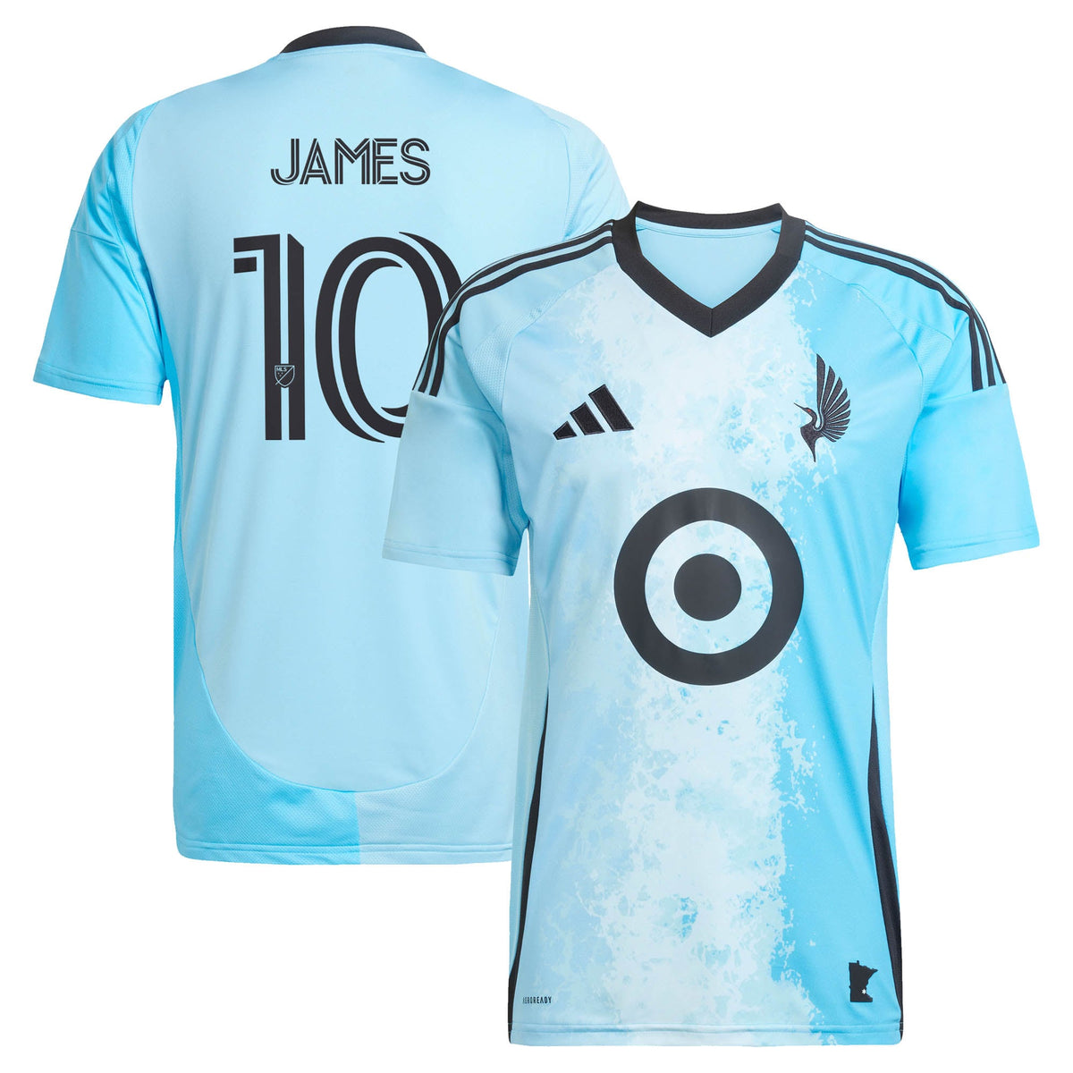 Men's Minnesota United FC James Rodriguez Blue 2025 CONVERGENCE Secondary Replica Jersey