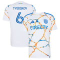 Men's San Diego FC Jeppe Tverskov White 2026 Unprecedented Unity Kit Replica Jersey