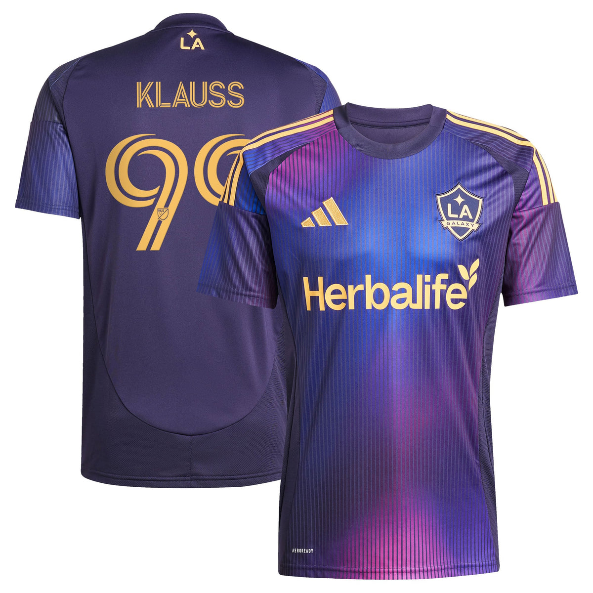 Men's LA Galaxy João Klauss Navy 2025 RIZON Replica Jersey