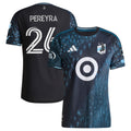 Men's Minnesota United FC Joaquín Pereyra Black 2026 The Decade Kit On-Field Authentic Patch Jersey