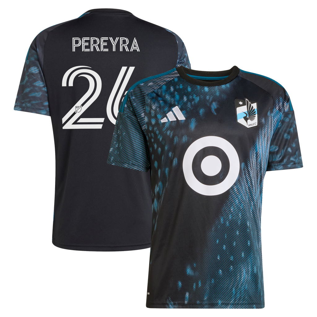 Men's Minnesota United FC Joaquín Pereyra Black 2026 The Decade Kit Replica Jersey
