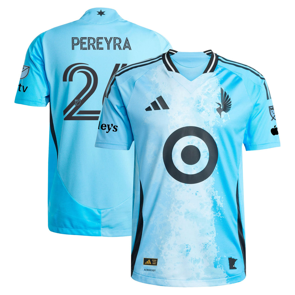 Men's Minnesota United FC Joaquín Pereyra Blue 2025 CONVERGENCE On-Field Authentic Jersey