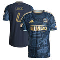 Men's Philadelphia Union Jovan Lukić Navy 2026 1776 Kit On-Field Authentic Patch Jersey