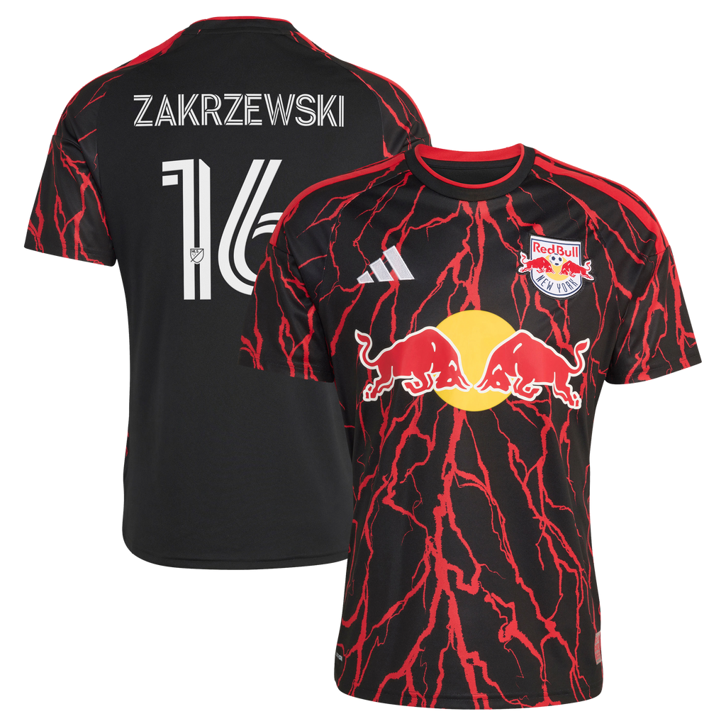 Men's New York Red Bulls Julian Hall Black 2026 The Rooted Kit Replica jersey