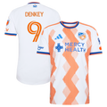 Men's FC Cincinnati Kévin Denkey White 2026 The Seven Hills Kit On-Field Authentic Patch Jersey
