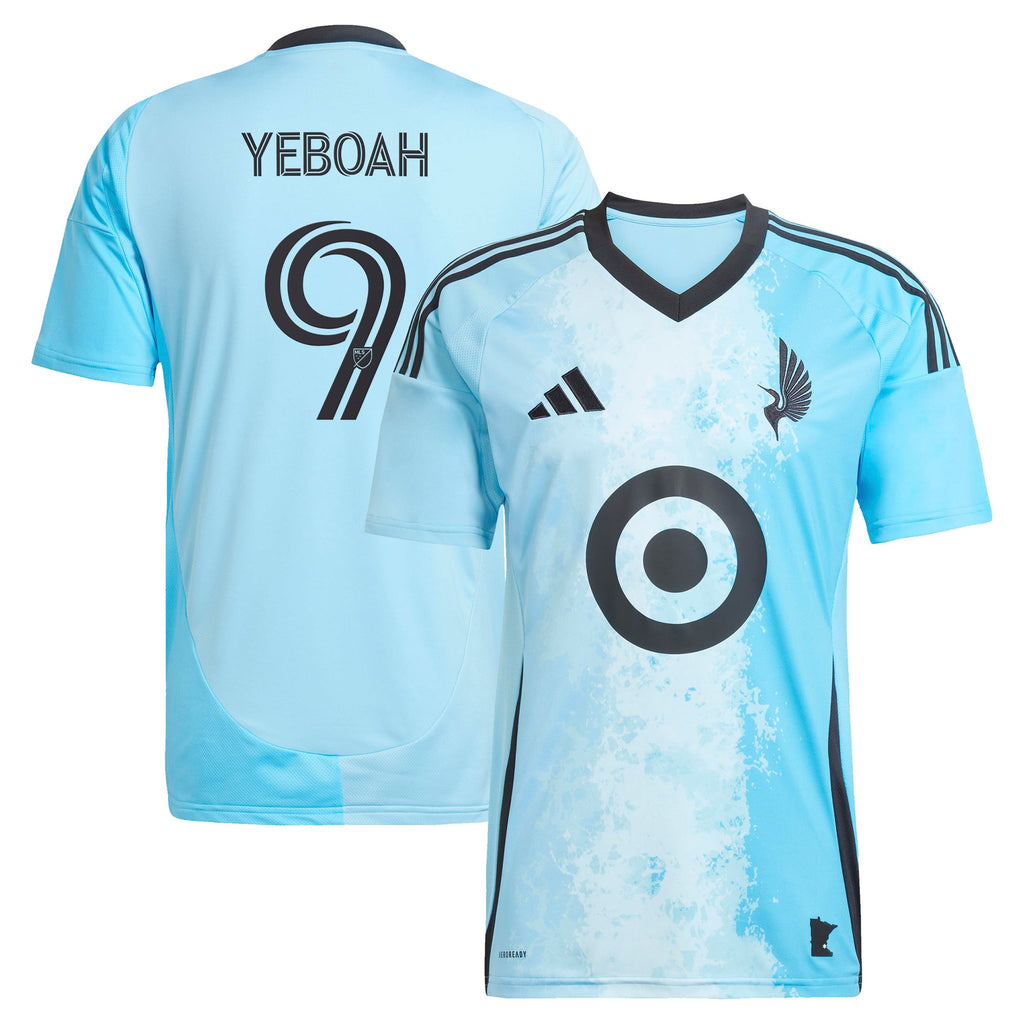 Men's Minnesota United FC Kelvin Yeboah Blue 2025 CONVERGENCE Replica Player Jersey