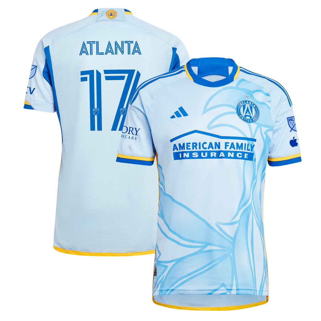 Men's Atlanta United FC Light Blue 2024 The Resurgens Kit Authentic Jersey
