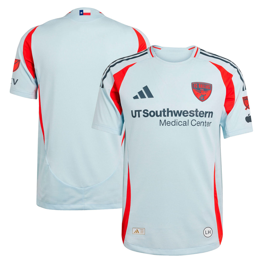 Men's FC Dallas Light Blue 2025 The Inferno Kit Authentic Jersey