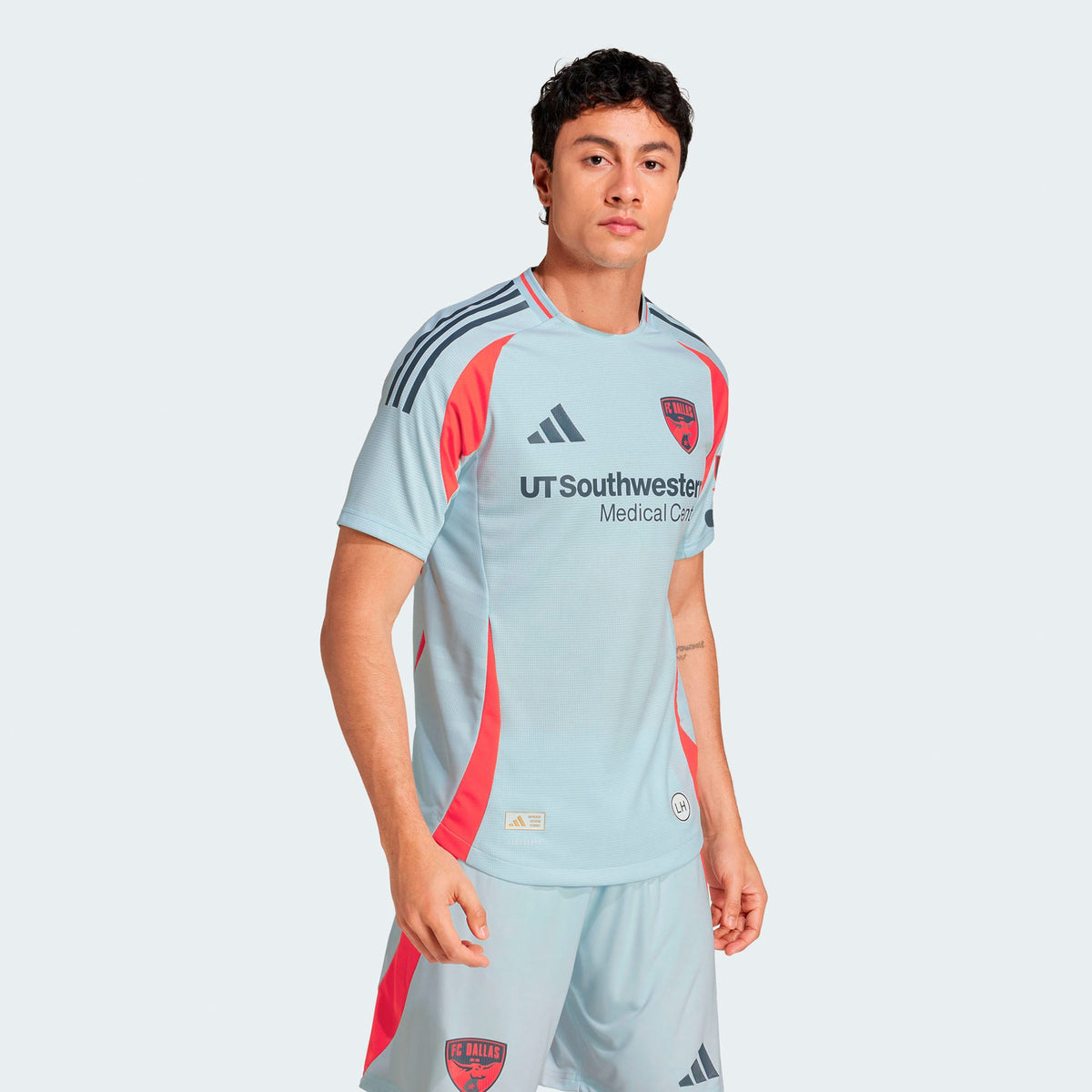 Men's FC Dallas Light Blue 2025 The Inferno Kit Authentic Jersey