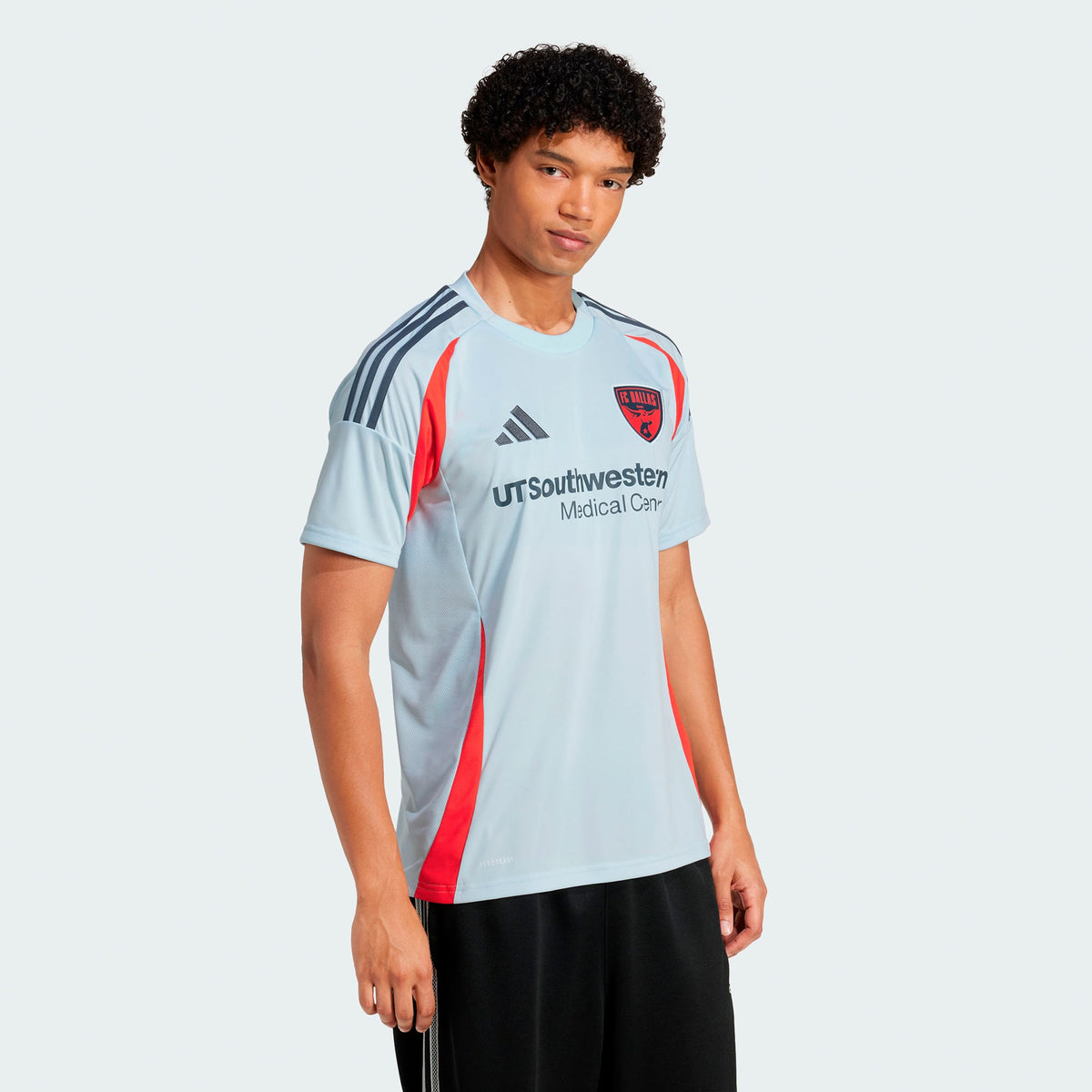 Men's FC Dallas Light Blue 2025 The Inferno Kit Replica Jersey