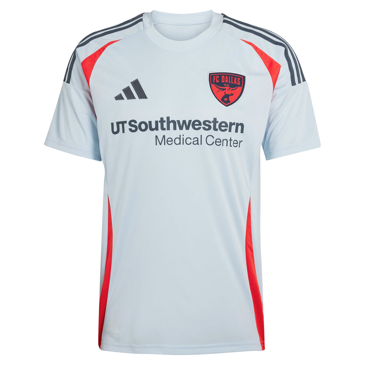 Men's FC Dallas Light Blue 2025 The Inferno Kit Replica Jersey