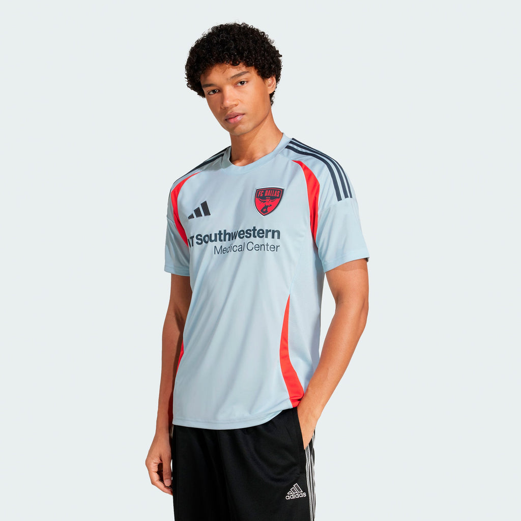 Men's FC Dallas Light Blue 2025 The Inferno Kit Replica Jersey