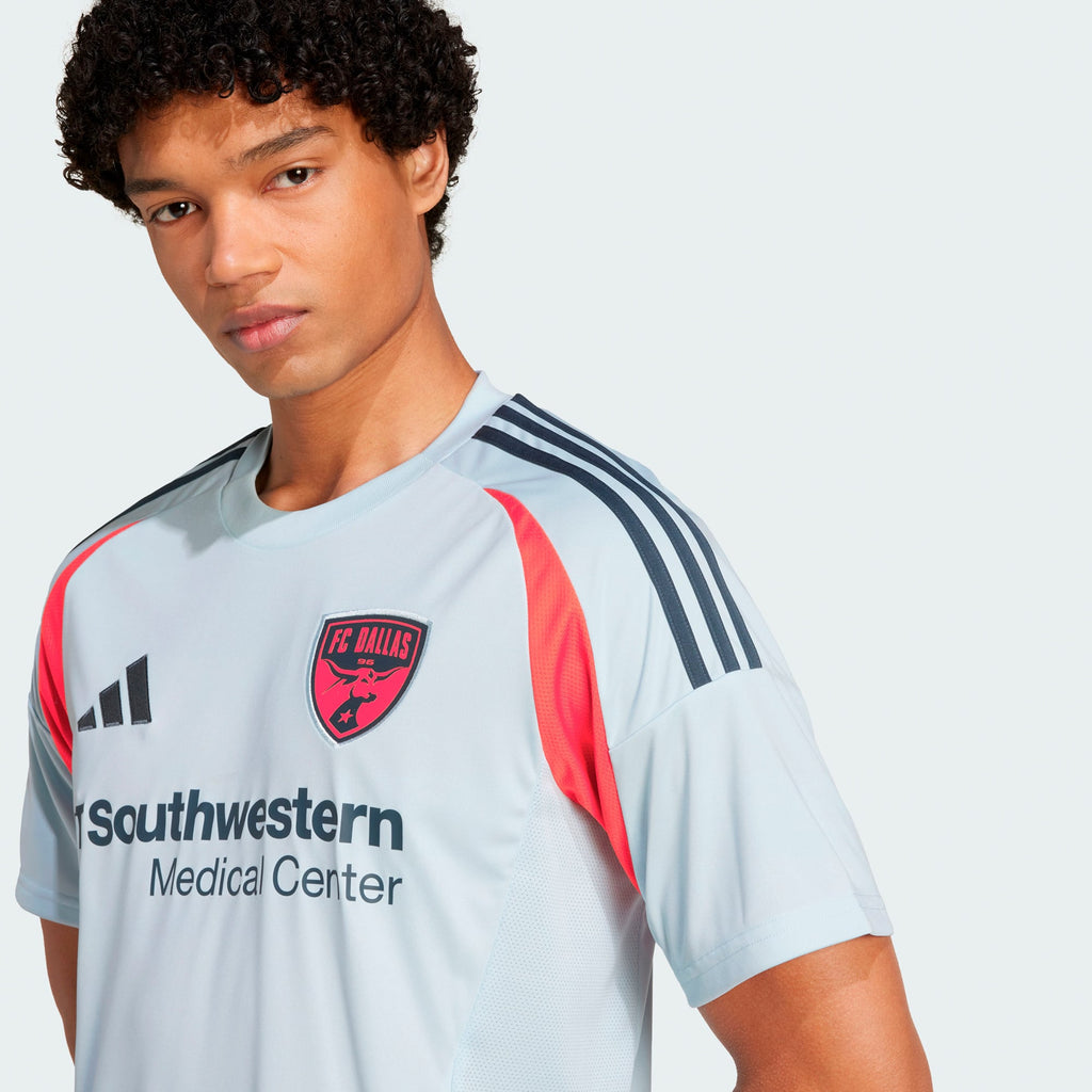 Men's FC Dallas Light Blue 2025 The Inferno Kit Replica Jersey
