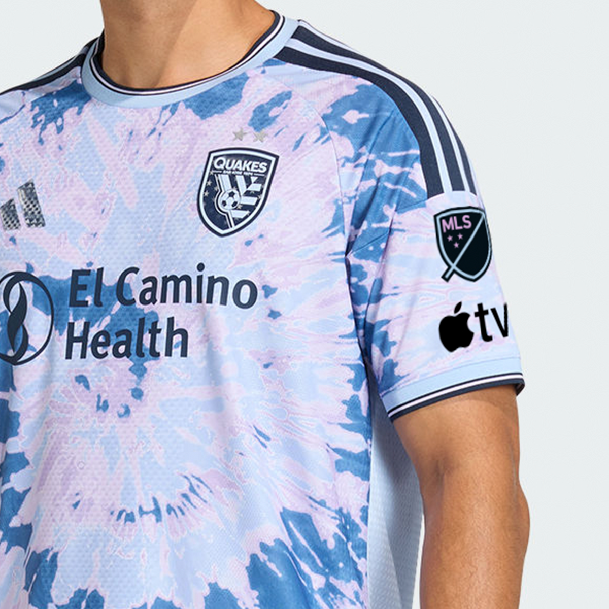 Men's San Jose Earthquakes Light Blue 2026 The Dead Kit On-Field Authentic Patch Jersey