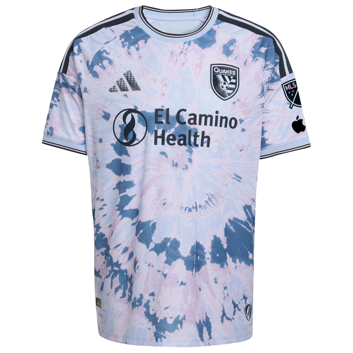 Men's San Jose Earthquakes Light Blue 2026 The Dead Kit On-Field Authentic Patch Jersey