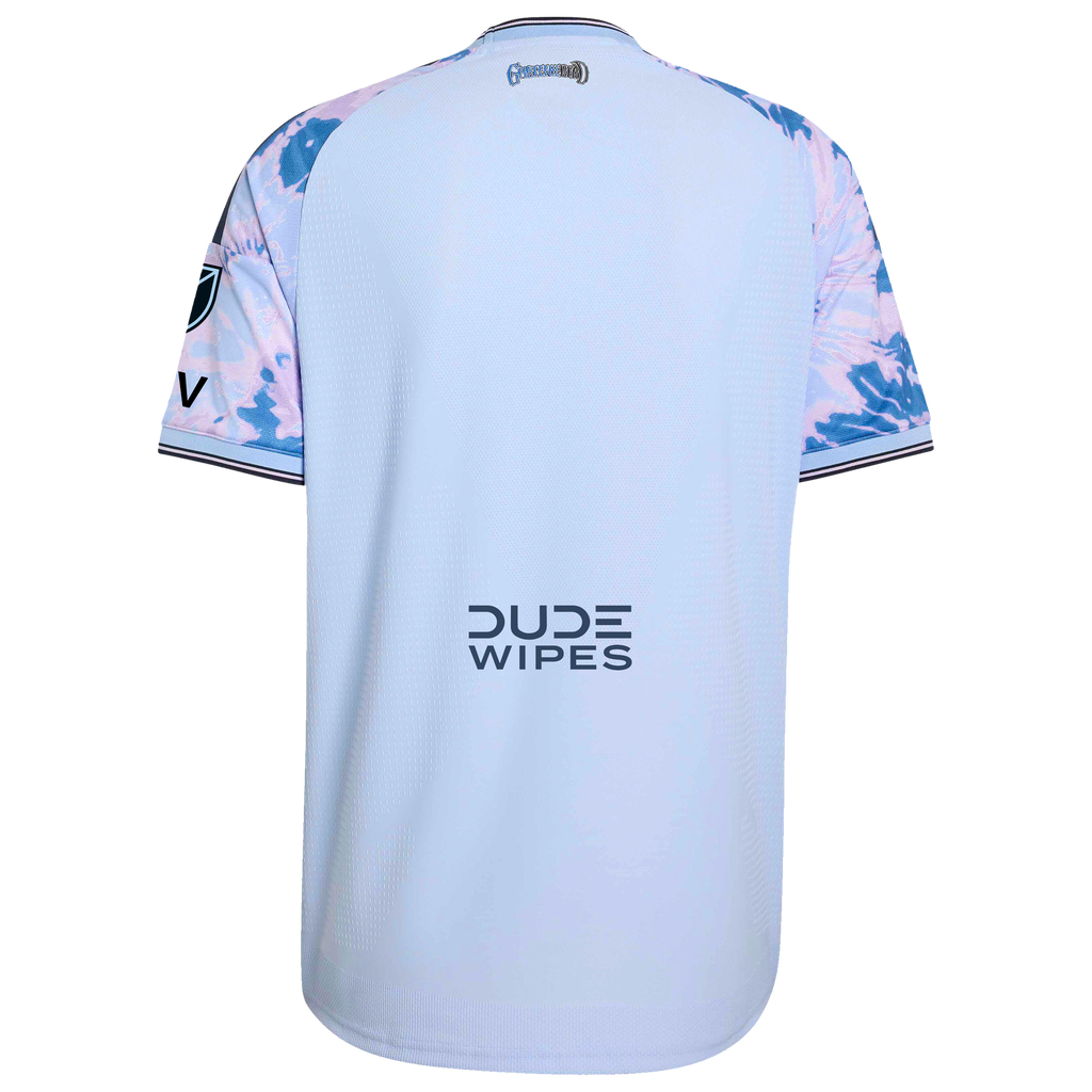 Men's San Jose Earthquakes Light Blue 2026 The Dead Kit On-Field Authentic Patch Jersey