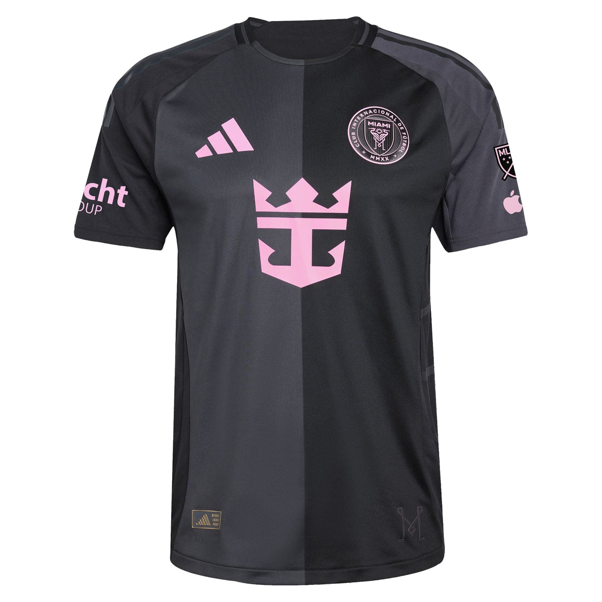 Men's Inter Miami CF Lionel Messi Black 2025 The Fortitude Kit Authentic Player Jersey