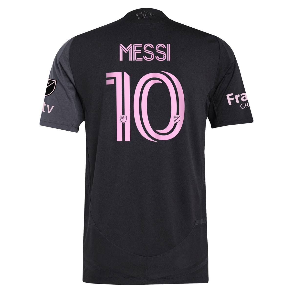 Men's Inter Miami CF Lionel Messi Black 2025 The Fortitude Kit Authentic Player Jersey