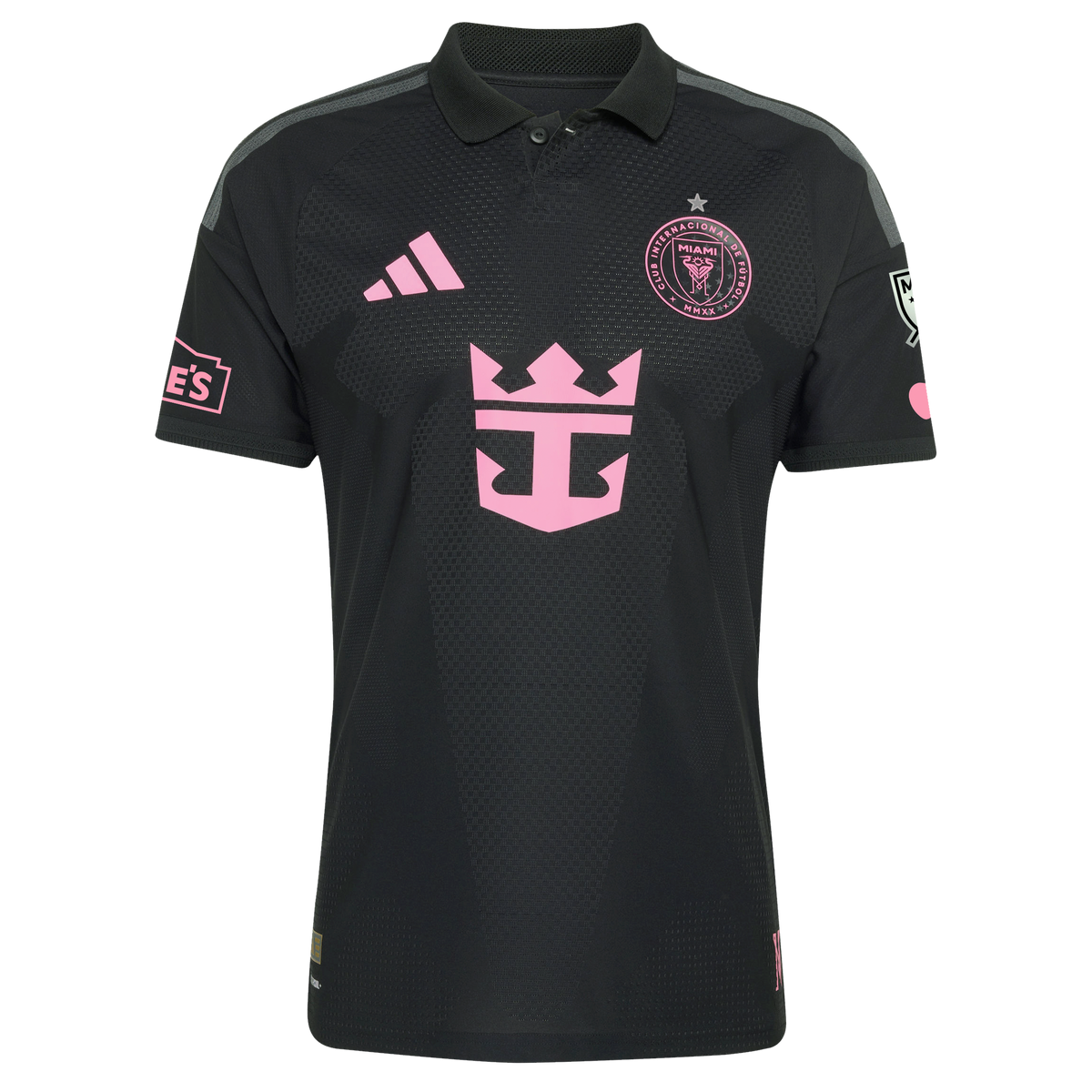 Men's Inter Miami CF Lionel Messi Black 2026 Presagio On-Field Authentic Patch Jersey