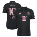 Men's Inter Miami CF Lionel Messi Black 2026 Presagio On-Field Authentic Patch Jersey