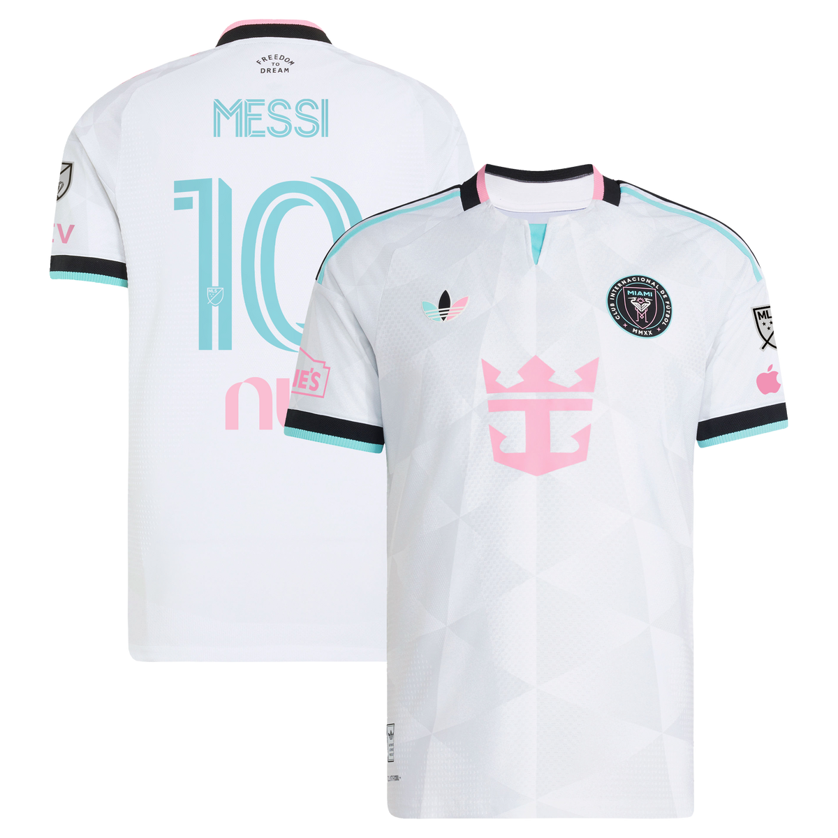 Men's Inter Miami CF Lionel Messi White 2026 Third On-Field Authentic Jersey