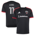 Men's D.C. United Louis Munteanu Black 2026 Black-and-Red Kit Replica Jersey