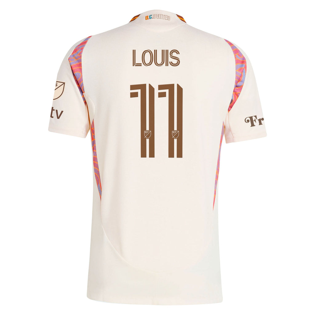 Men's D.C. United Louis Munteanu Natural 2025 The Soul Kit On-Field Authentic Jersey