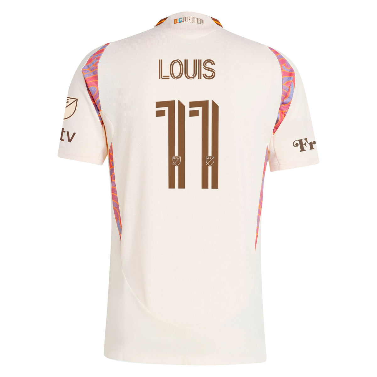 Men's D.C. United Louis Munteanu Natural 2025 The Soul Kit On-Field Authentic Jersey