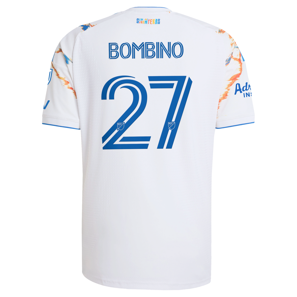 Men's San Diego FC Luca Bombino White 2026 Unprecedented Unity Kit On-Field Authentic Patch Jersey