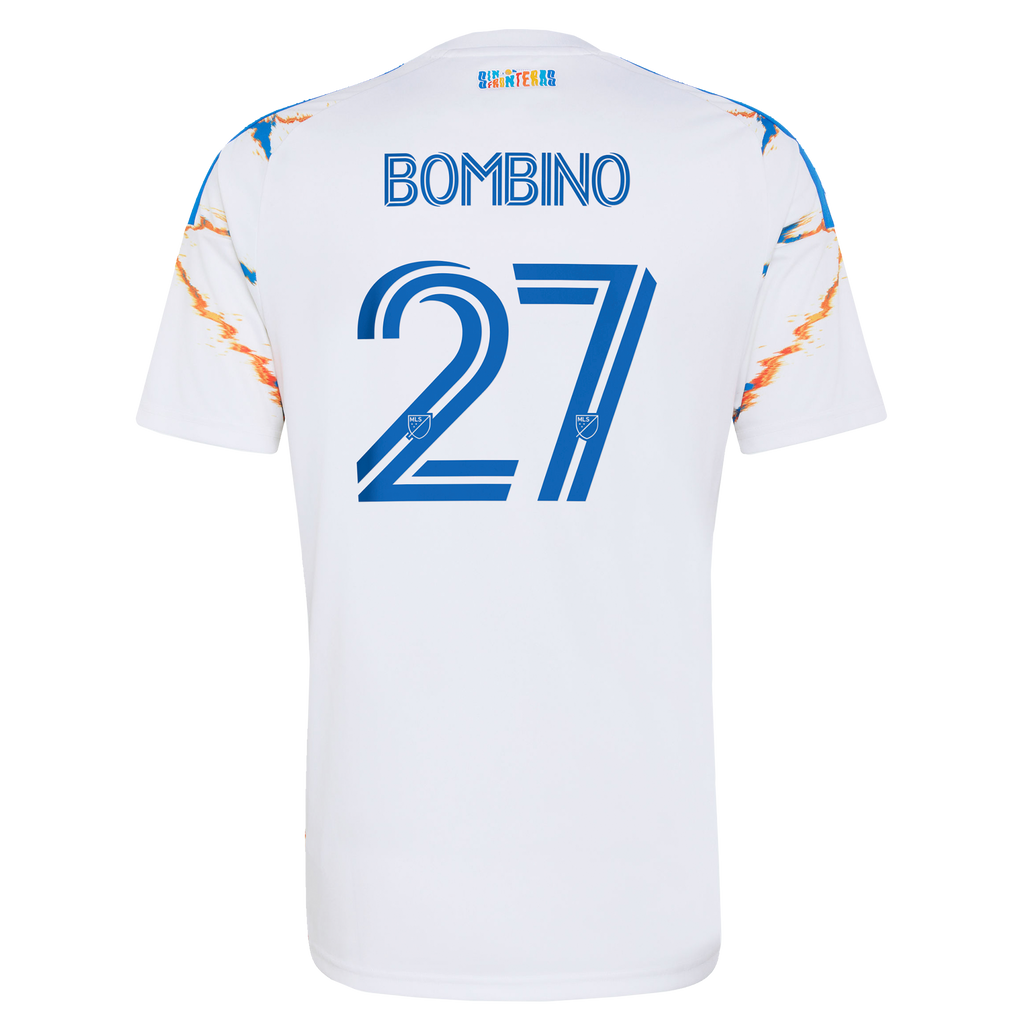 Men's San Diego FC Luca Bombino White 2026 Unprecedented Unity Kit Replica Jersey