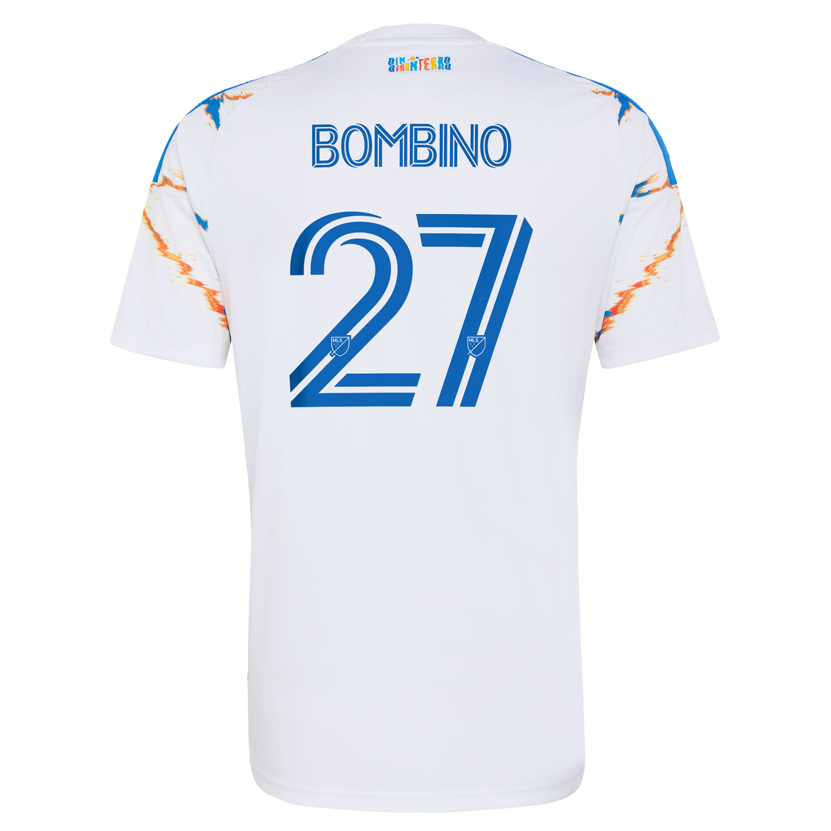 Men's San Diego FC Luca Bombino White 2026 Unprecedented Unity Kit Replica Jersey
