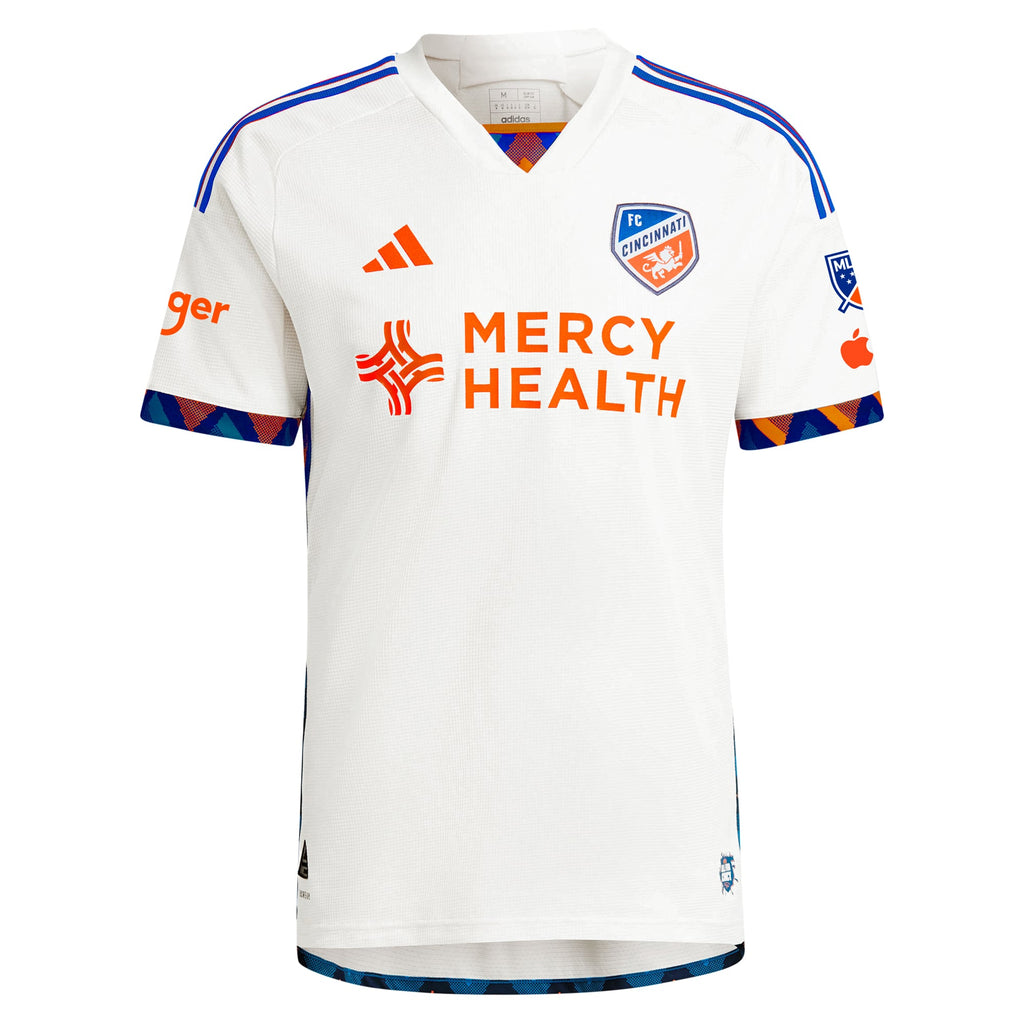 Men's FC Cincinnati Luca Orellano White 2024 The Canvas Kit Authentic Player Jersey