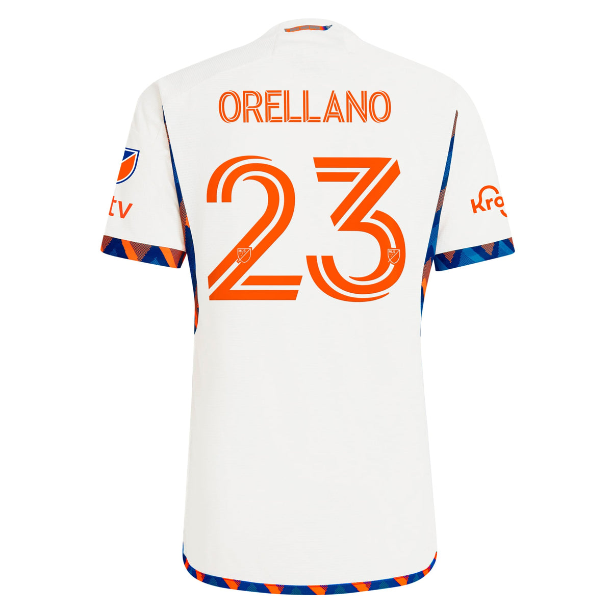 Men's FC Cincinnati Luca Orellano White 2024 The Canvas Kit Authentic Player Jersey