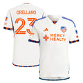 Men's FC Cincinnati Luca Orellano White 2024 The Canvas Kit Authentic Player Jersey
